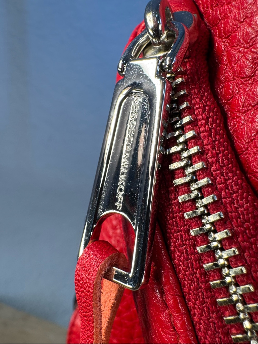 Rebecca Minkoff Mini Julian Convertible Leather Backpack NWT Paprika Red - Picture 6 of 15